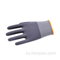 Hespax защитные ручные перчатки бесшовные вязаные безопасные оболочки